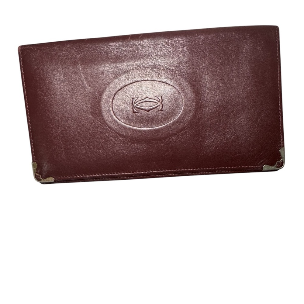 Cartier Deep Red Leather Wallet
